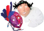 Fold Up Folding Fun Masks - Package of 40