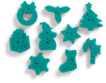 Christmas Dip and Print Sponges - 9 sponges