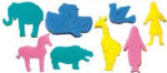 Noah's Ark Symbols Dip and Print Sponges - Package of 8