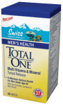 Total One Men MultiVitamins and Minerals with Saw Palmetto, Lycopene & Milk Thistle (Timed Release)