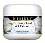 Extra Strength Bilberry Leaf 4:1 Extract Cream
