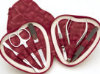 Valentine's Day - Personal - Manicure Set - Heart Shaped Case - 6 Implements