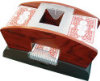 Deluxe 2 Deck Wood Finished Card Shuffler