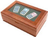 Double 9 Dominoes in Wooden Case