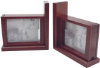 Picture Frame Bookends - Cherry Wood