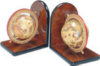 Antique Style Wooden Globe Bookends