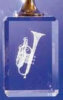 - ZooScape - Crystal Key Ring - Trumpet