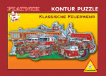 Fire Trucks - Contour Puzzle - 730 Pieces