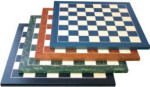 Fancy Lacquered Chess Board - 20" - Burnt Orange