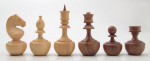 Double-Weighted Contour Design Chess Pieces