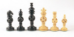 Hand-Carved Indian Chess Pieces