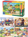 Super Puzzle - Fairy Tales - 35 Pieces - Package of 4