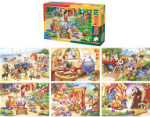 Super Puzzle - Fairy Tales - 240 Pieces - Package of 6
