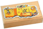 Wooden Puzzle Box - Train