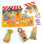 Deluxe Puzzle & Playboard - Clowns