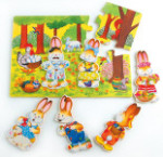 Deluxe Puzzle & Playboard - Bunnies