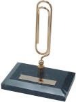 Black Marble Memo Clip