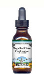 Mega Red Clover Combination Liquid Extract / Tincture (1:5) - Strawberry Flavored Alcohol-Free