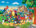 Super-Sized Floor Puzzle - The King & His Knights - 24 Pieces