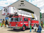 Super-Sized Floor Puzzle - Fire Engine - 24 Pieces