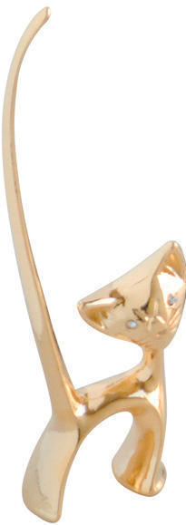 Cat Ring Holder - Gold
