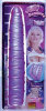 Jelly Benders Long Twister Dildo - Purple
