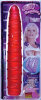 Jelly Benders Long Twister Dildo - Red