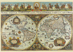 1665 World Map - 3000 Pieces