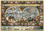 1611 World Map - 9000 Pieces