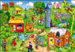 Giant Fairy Tale Floor Puzzle - 35 Pieces