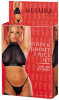 Allure Leather - Leather & Fishnet 3 Piece Set - One Size