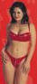 Allure Leather - Patent Leather Bra & Thong Set - Red - One Size