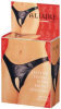 Allure Leather - Leather Thong with Front Opening - One Size