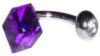 Purple Crystal Barbell