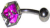Pink Crystal Barbell
