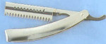Stainless Steel Round Handle Razor - 6