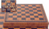 Leather Chess Set with Checkers