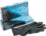 Black Satin Ultra Reusable Gloves - Size Small - Package of 10 Gloves