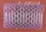 Italian Wire Rollers - Jumbo - Lilac - Package of 12