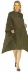 Deluxe Shimmering Nylon Cutting Cape - Black