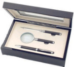 Pen, Magnifying Lens and Letter Opener Gift Set