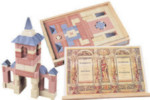 Anker Stone Building Set No. 6A - 113 Pieces