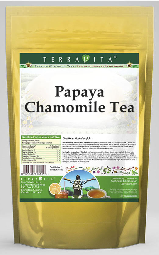 Papaya Chamomile Tea