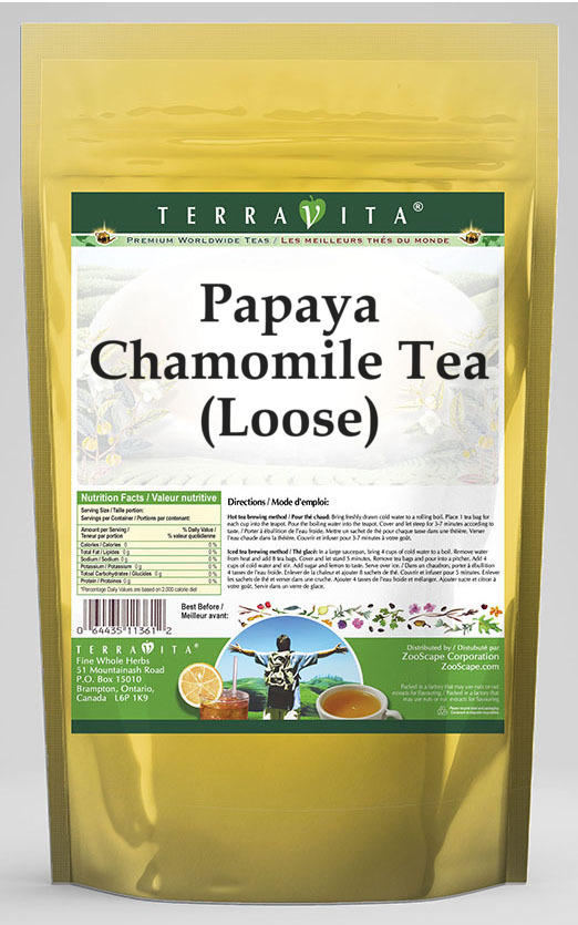 Papaya Chamomile Tea (Loose)
