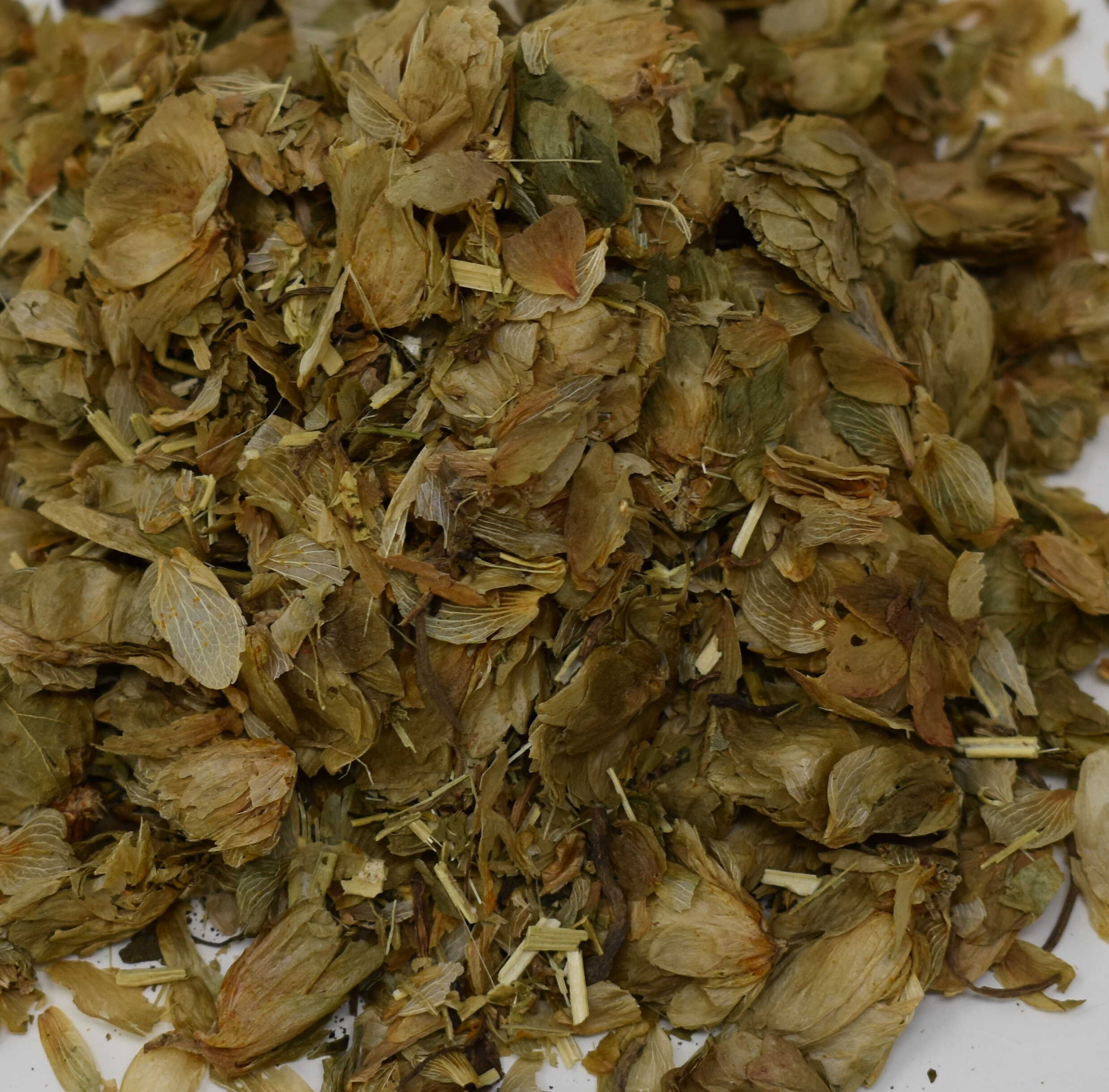 Valerian, Passion Flower and Hops - Top Close-up Photo