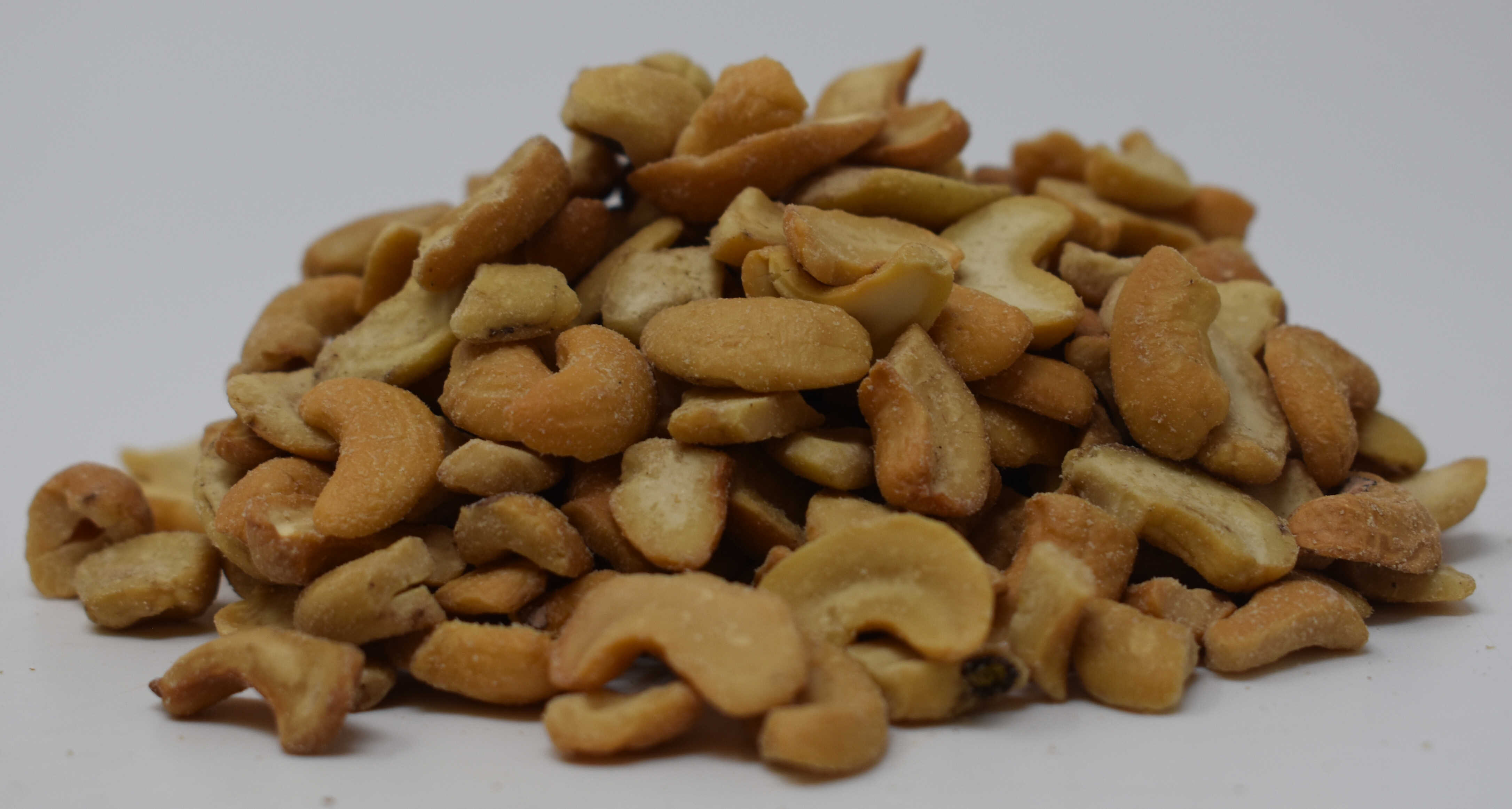 Cashew Pieces <BR>(Roasted and Unsalted) - Side Photo