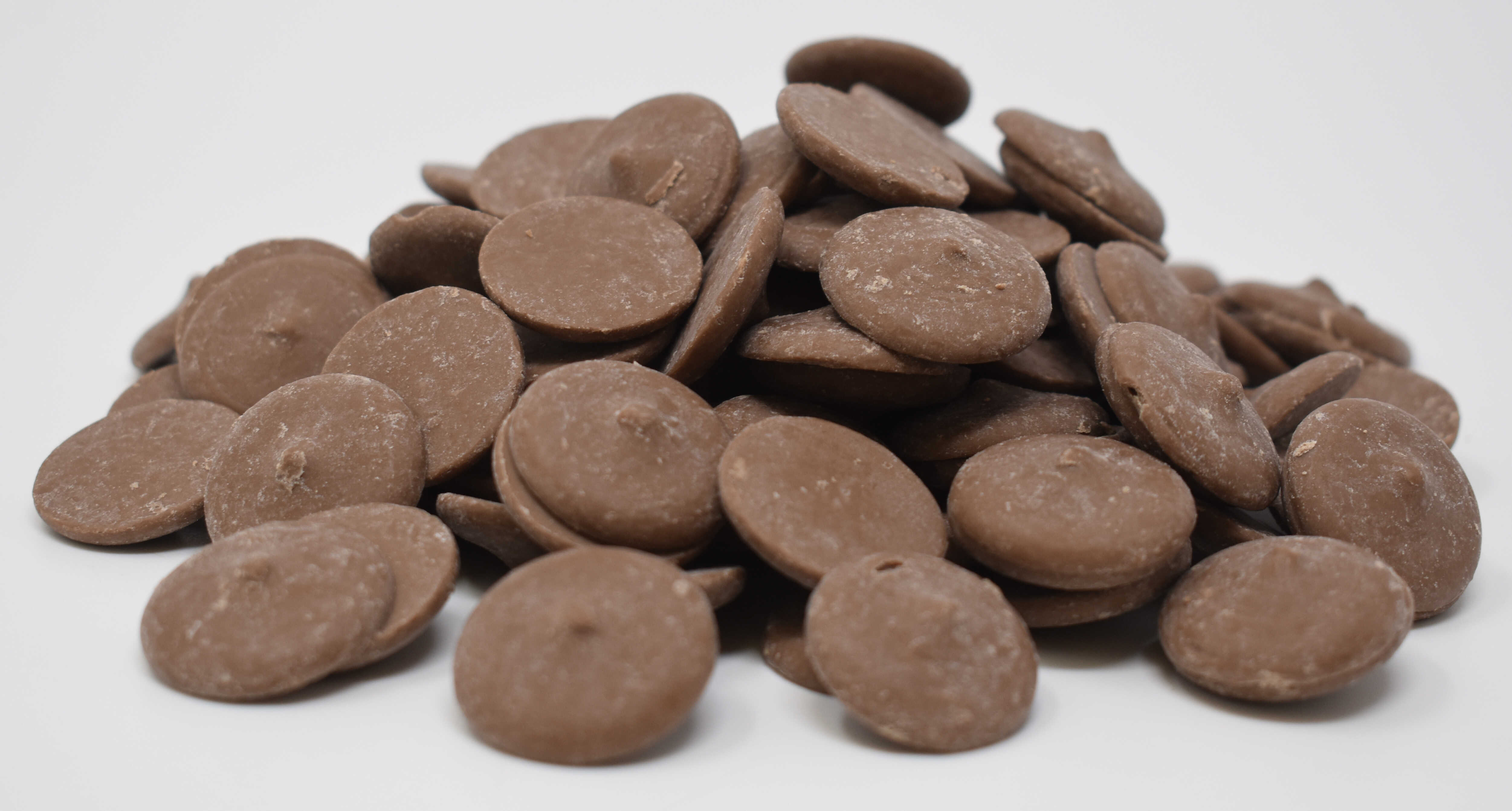 Milk Chocolate Melting Wafers <BR>(Cocoa Lite) - Side Photo