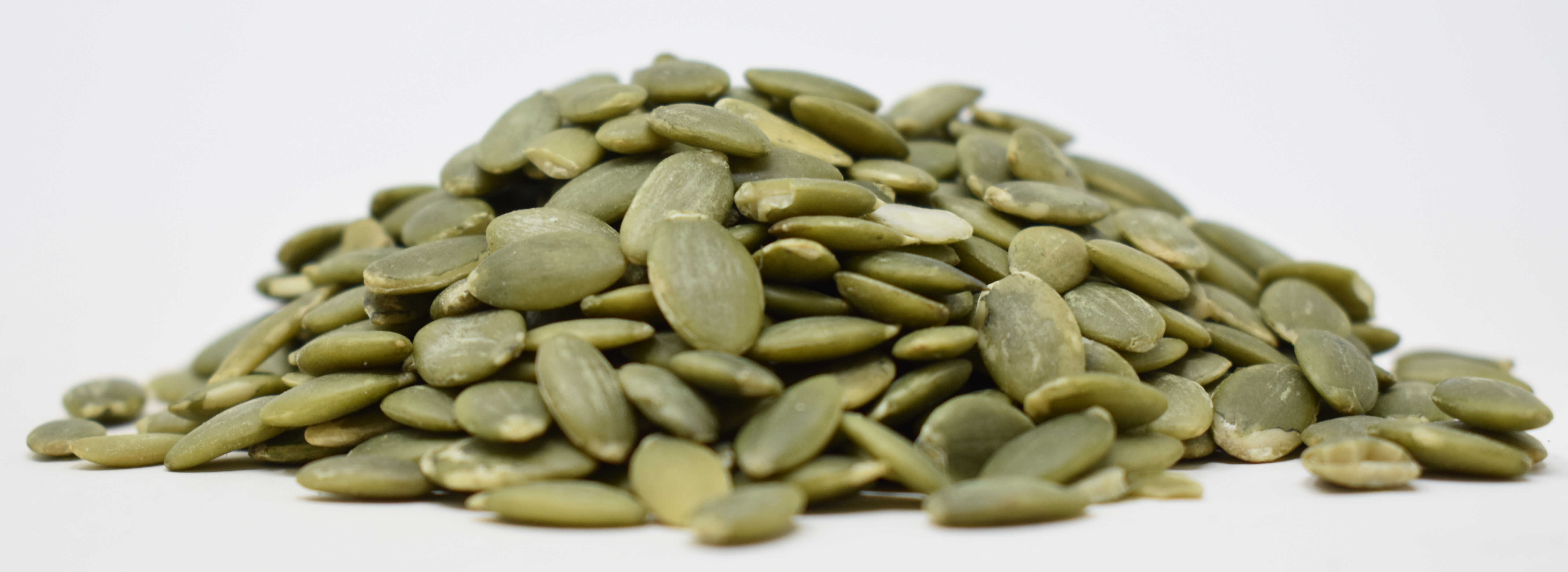 Pumpkin Seeds <BR>(Hulled, Raw, No Shell) - Side Photo