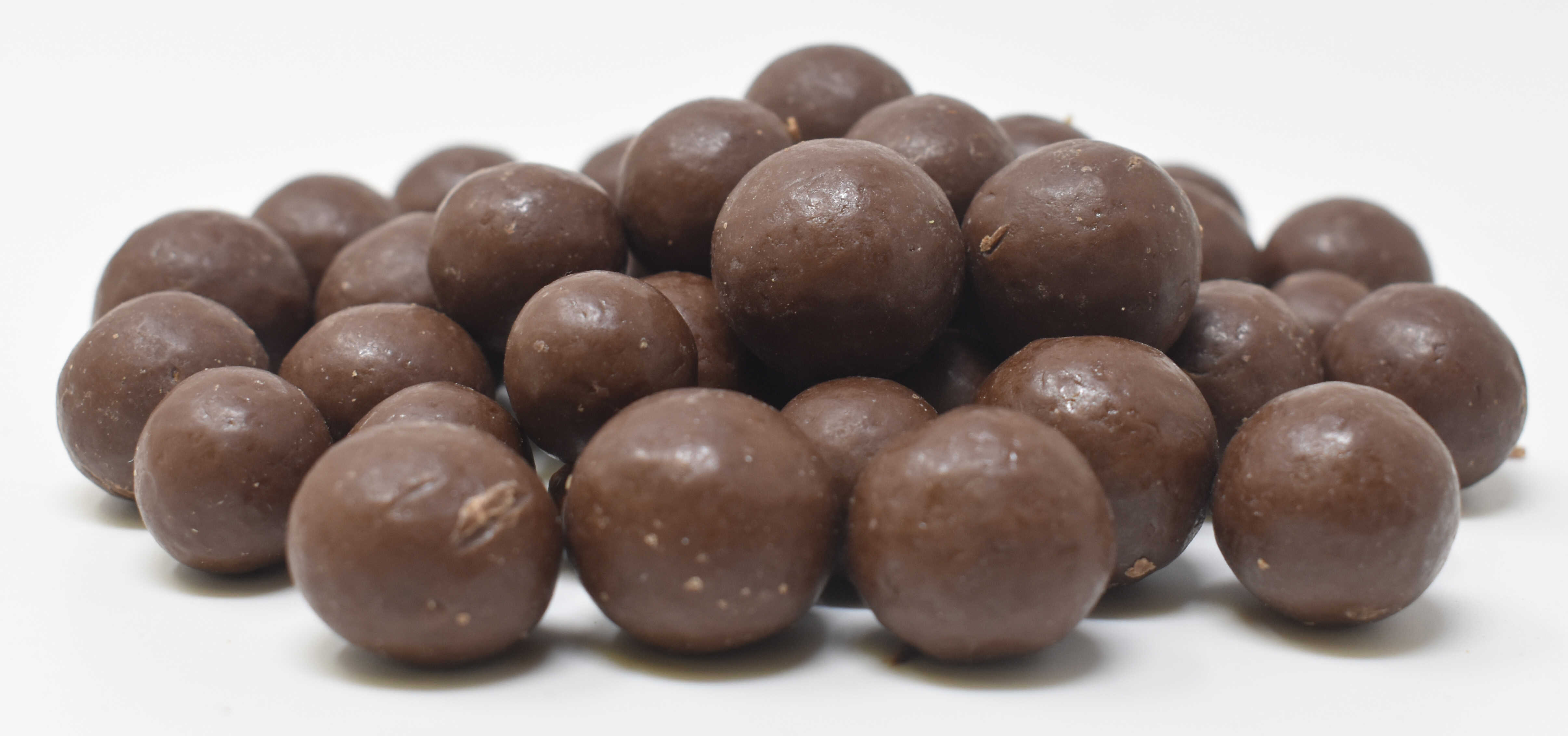 Carob Malt Balls - Side Photo