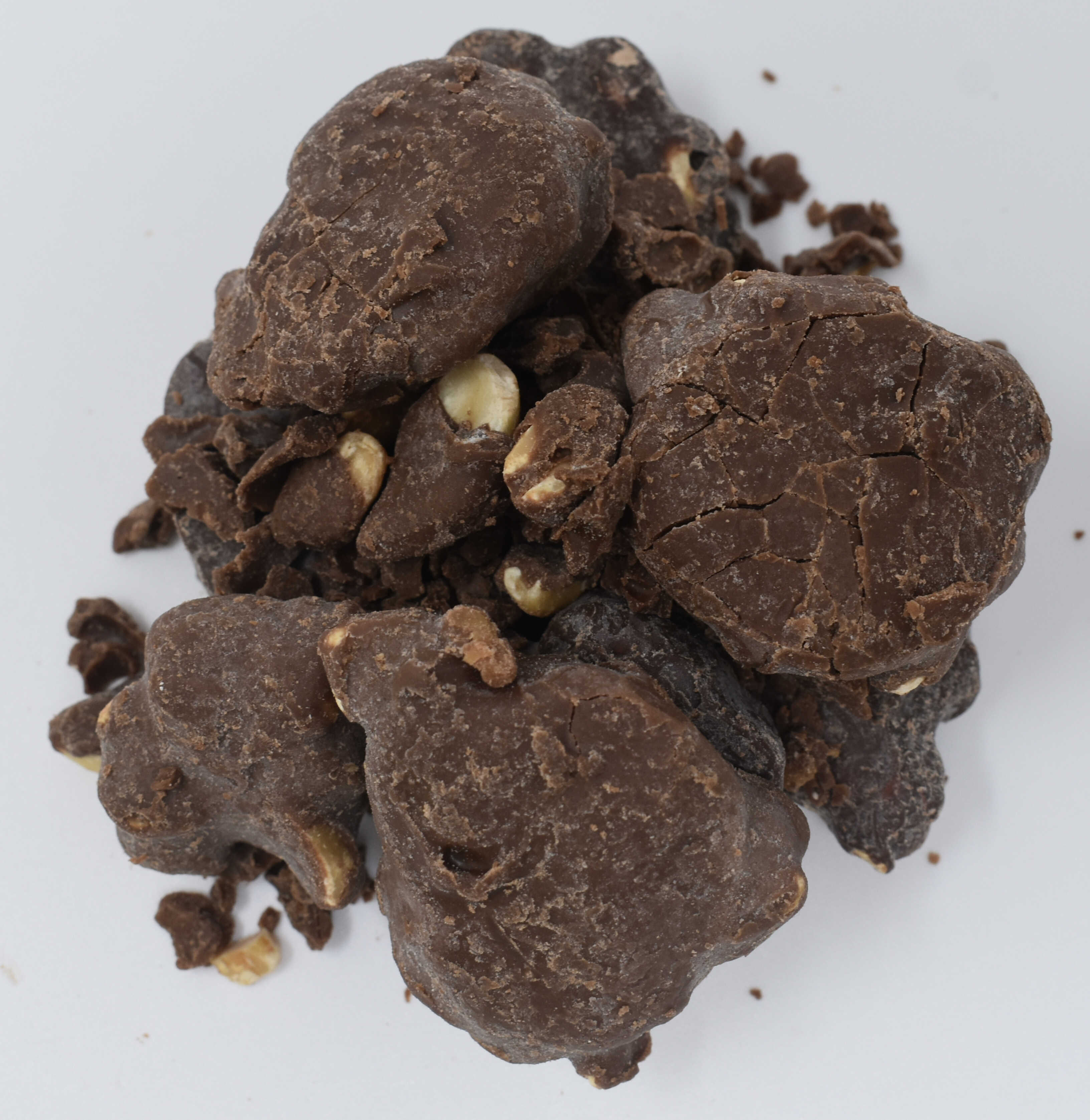 Chocolate Caramel Peanut Clusters - Top Photo